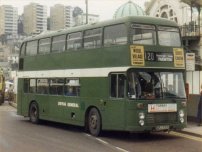 AFJ771T in NBC green livery