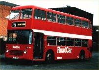 GAK482N in NBC red livery with Road Car fleetnames