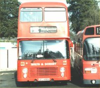 GEL686V in NBC red livery
