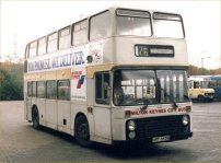 URP942W in allover grey Milton Keynes livery