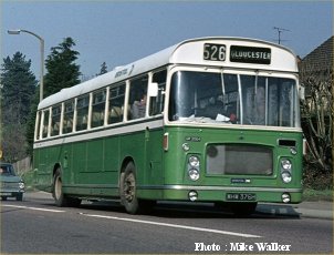 WHW376H in NBC green and white dual-purpose livery