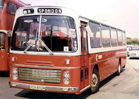 YCH892M in NBC red and white DP livery