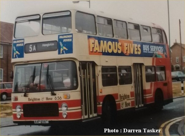 AAP656T in Brighton & Hove livery