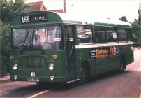 AFB597V in NBC green livery