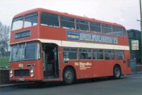 GUA378N in NBC red livery with West Riding