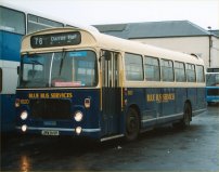 JMW169P in Blue Bus Services livery